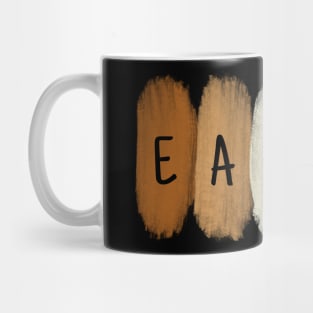 Earthy Tones Stripes Horizontal Mug